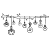 Ampoules à branche blanche