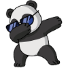 Dabbing panda Lovers Pajama costume