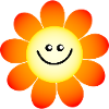 Smiling Happy Daisy Flower