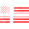 États-Unis Danemark Drapeau