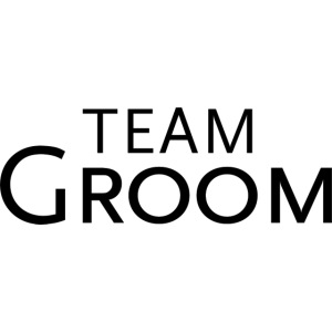 Team Groom - schwarze Schrift