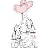 Elephants with heart
