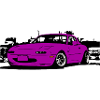 MIATA MK2 MX5 pink