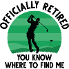 Officially Retired Golf