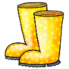 Yellow Wellington Boots