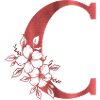 C Monogram Letter