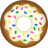 Tasty Iced Doughnut