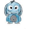 Petit monstre bleu
