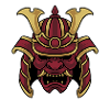 Masque de samouraï Warrior