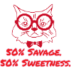 50% savage 50%sweetness