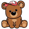 Teddybär mit Mütze