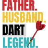 Dad Man Dart Arrow Gift