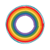 Rainbow circle