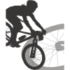 Mountain bike with shade