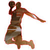 Basketball Baller Dunker Silhouette