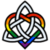 Celtic Knot - Rainbow Heart