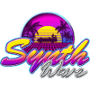 Synth-Wave Music Neon-Vibe Electrowave sunset