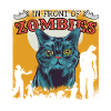 Zombie chat amoureux chats