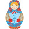 Matryoshka gift doll USSR Russia