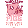 Schwein Mädchen Ferkel