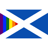 Rainbow Pride Saltire