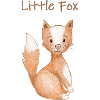 Little fox - cute animal motif