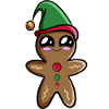 Gingerbread Man Kawaii