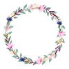 Flowers wreath - customizable