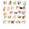 Enfants T-shirts introduction animal Alphabet