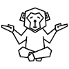 Minimalist monkey