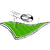 rugby field and ball