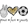 Peace Love Soccer I