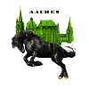 Aachen - Dom - Pferd.