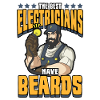 Electrician Electricity Craftsman Profession Funny