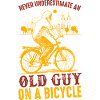Never Underestimate Old Guy Bicycle