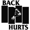 BACK HURTS black