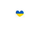Hjertet af Ukraine hjem kærlighed til stolte ukrainske flag