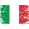 Italien flaggar italiensk flagga för patrioter