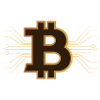 Bitcoin - Brown/Gold Cryptocurrency