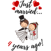 4 years wedding anniversary
