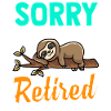 Sloth pension retired pensioner