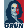 Baerbock Grün Popart