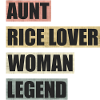 Riz tante femme Légende