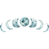 Moon Phases Mystical Lunar Design