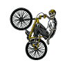Skeleton BMX Bike Wheeling