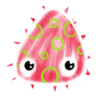 Red Doodle Chalk Germ
