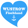 Wustrow Fischland coeur bleu
