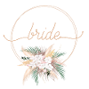 Boho Blumenstrauß Team Bride personalisierbar
