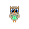 Eule Lesen Buch Bücher