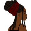Rasta Woman African Afro Melanin